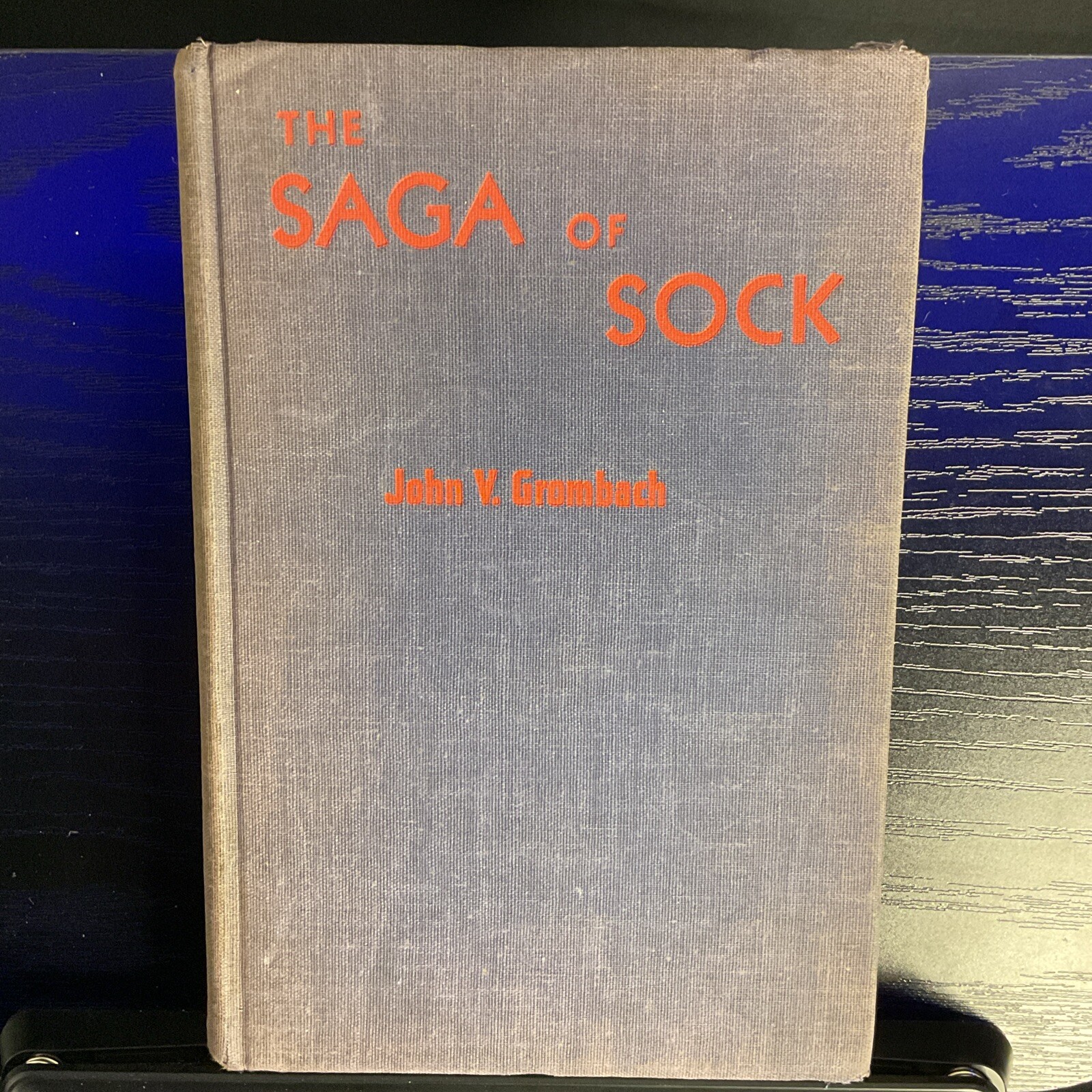 SAGA OF SOCK BY John Grombach SIGNED 1949 1st Ed HC The Story Of Boxing