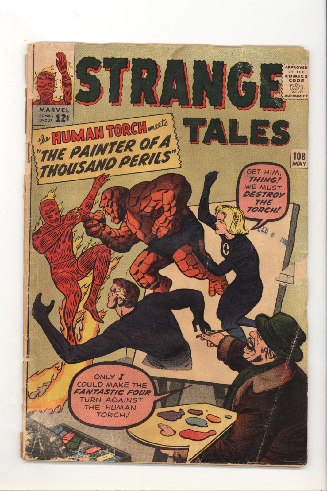 Strange Tales 108 G- Good- 1st App Painter  1963