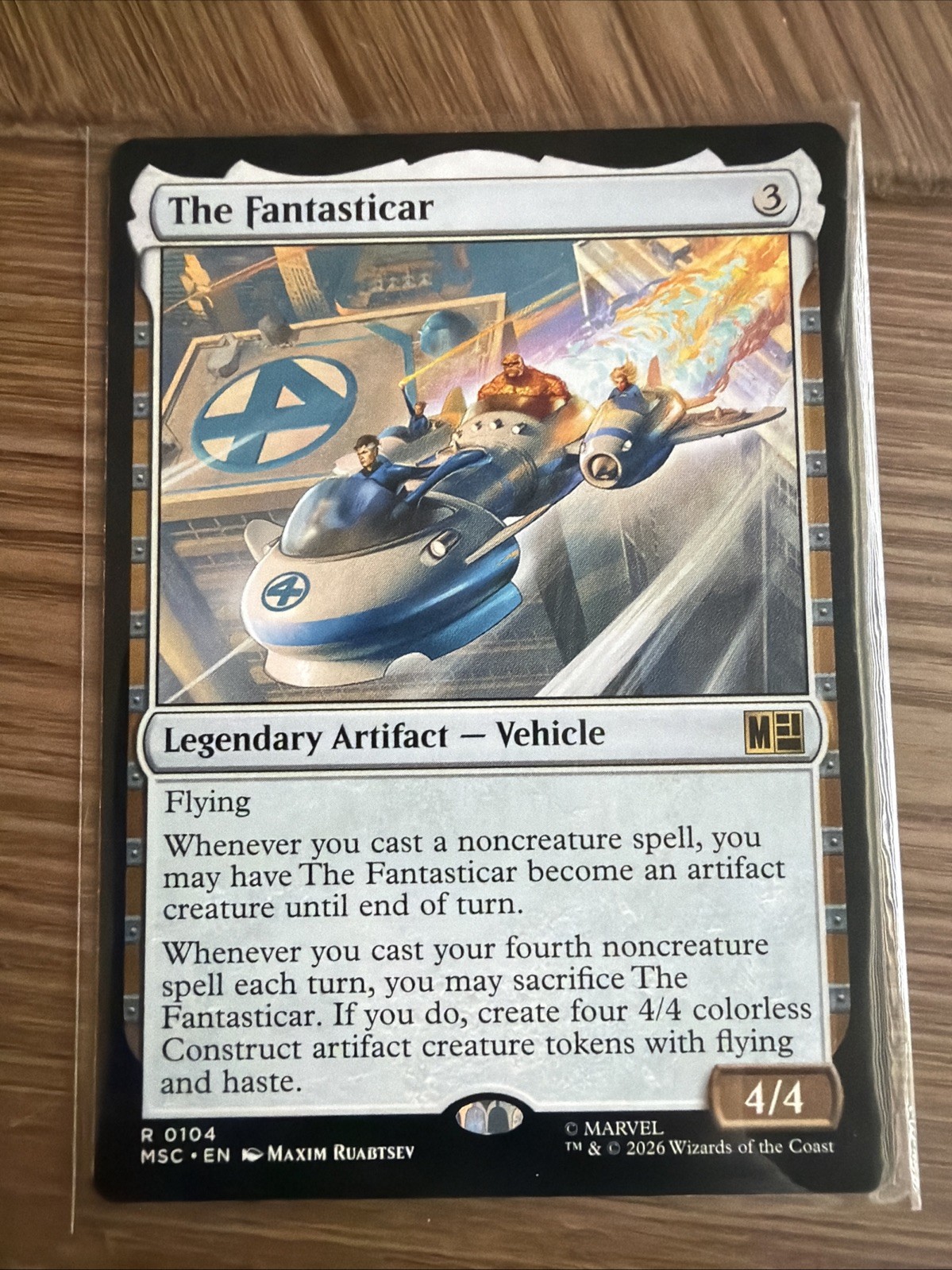 The Fantasticar Commander: Marvel Super Heroes Regular MTG NM