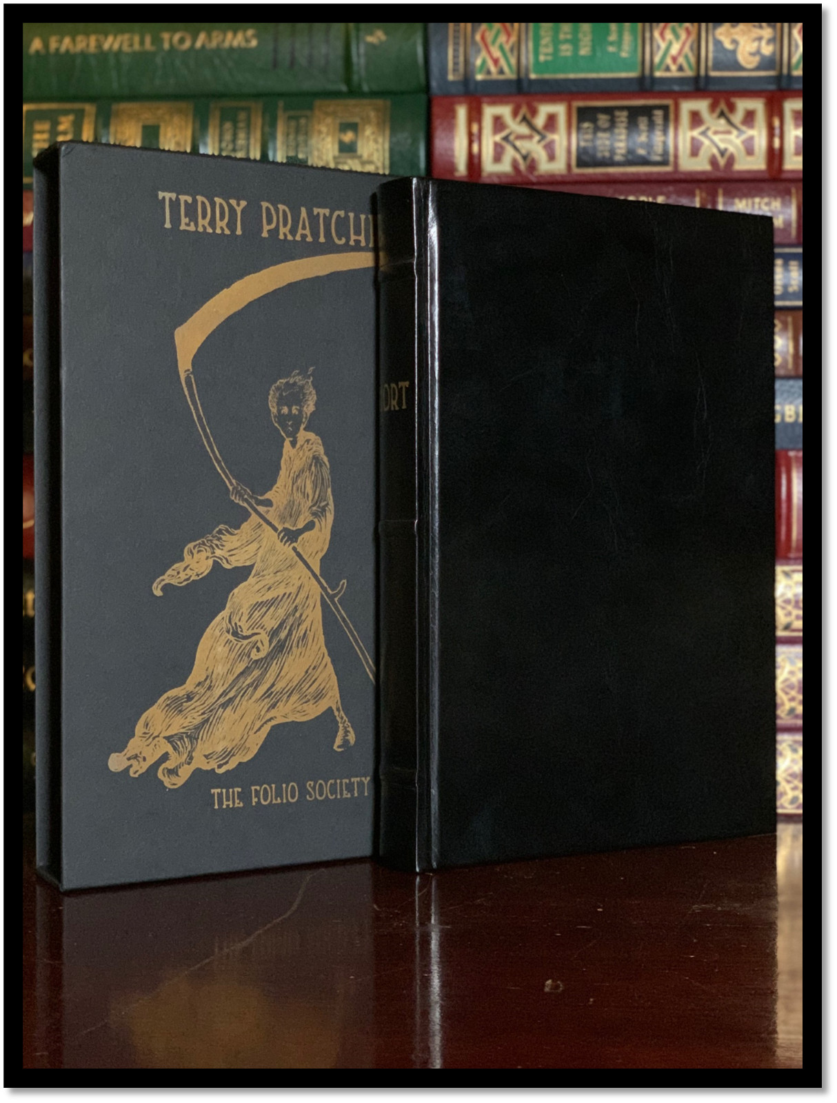 Mort By Terry Pratchett Folio Society N/M Deluxe Limited Leather Bound #4/500