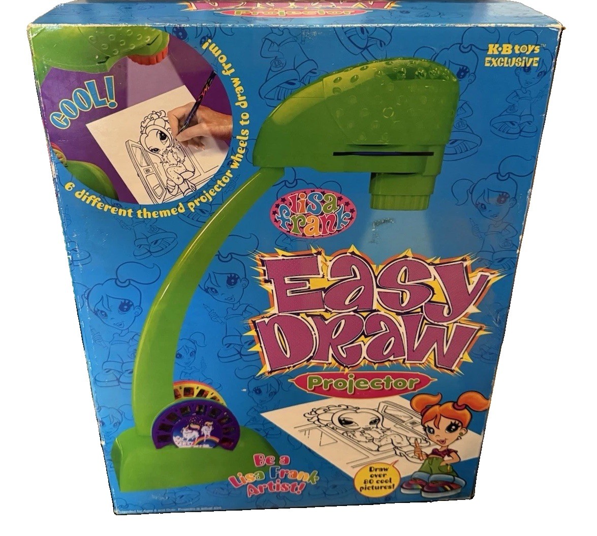Vintage LISA FRANK EASY DRAW Art Projector KB Toys NOS * Rare NEW IN BOX Vintage LISA FRANK EASY DRAW Art Projector KB Toys NOS * Rare NEW IN BOX