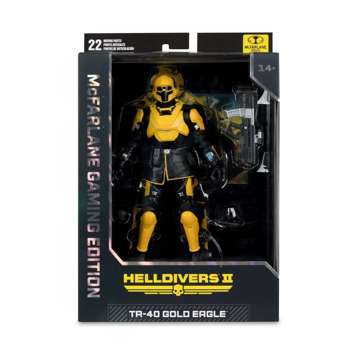 Helldivers II McFarlane Gaming Edition Wave 1 TR-40 Gold Eagle 7
