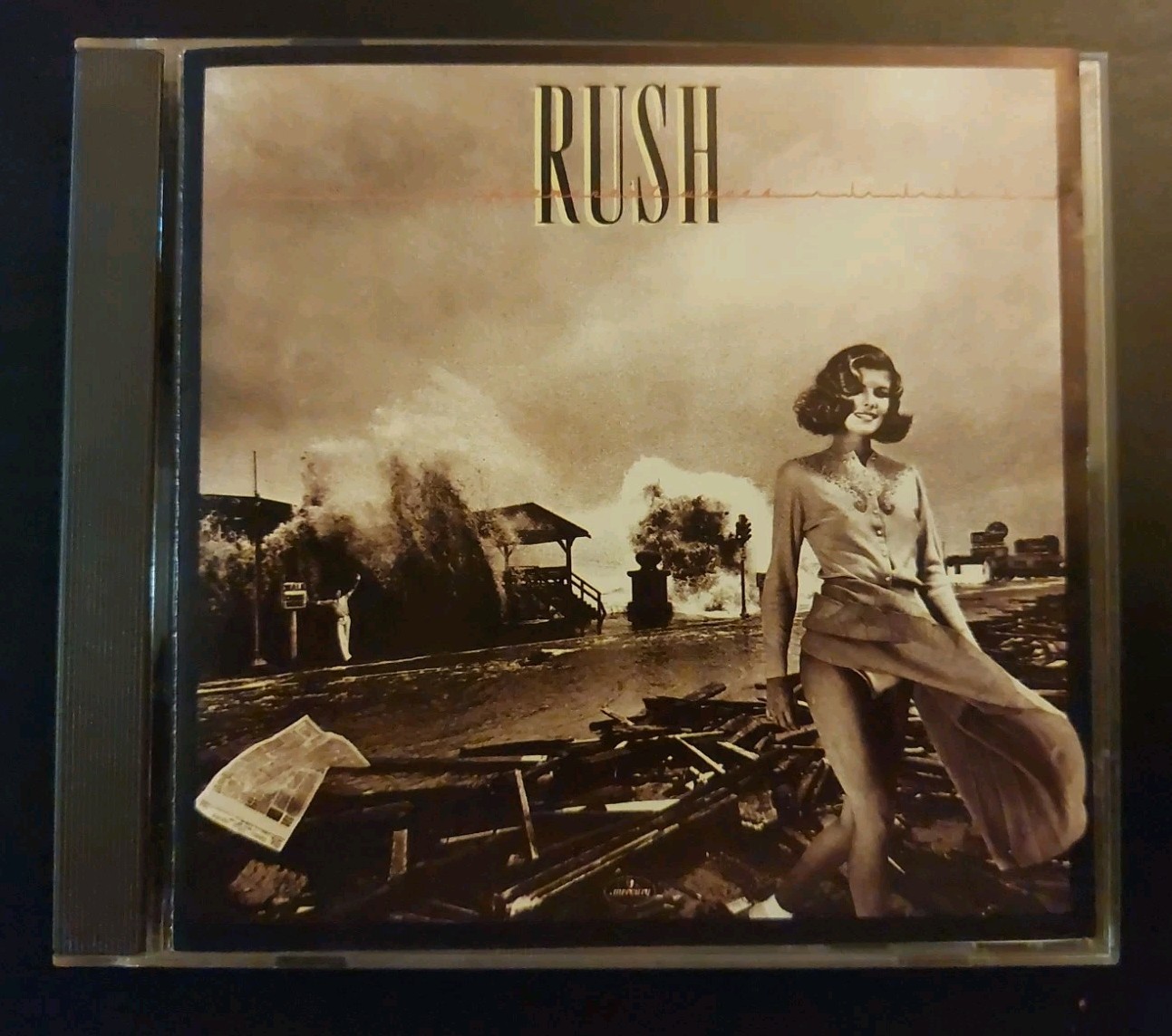 Rush: Permanent Waves 1980 Mercury Records CD W. German Atomic Disc VG+ ProgRock Rush: Permanent Waves 1980 Mercury Records CD W. German Atomic Disc VG+ ProgRock