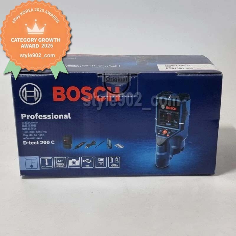Original BOSCH Professional D-tect 200 C Wall Floor Scanner Detector - FedEX