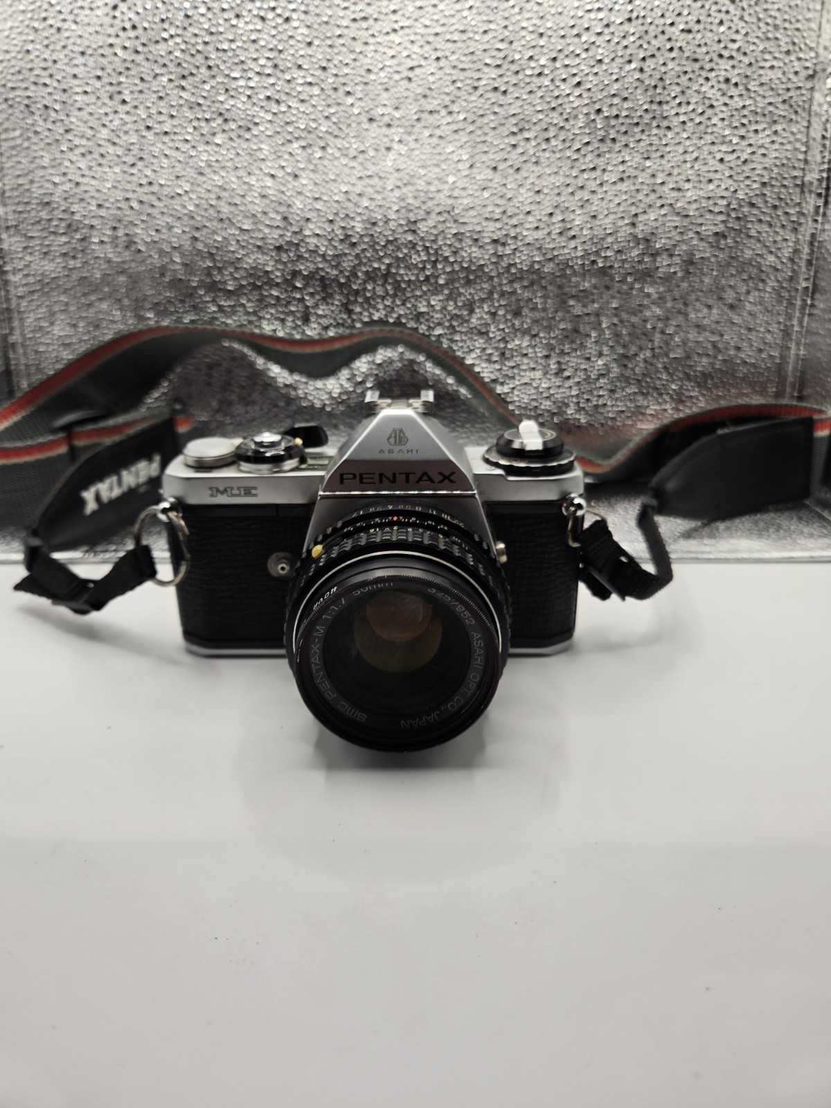 Pentax ME 35mm Film Camera With 50mm  Lens  - TESTED