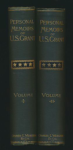 U. S. Grant Personal Memoirs 1885-86 1st Eds. Two Volumes Wonderful Condition