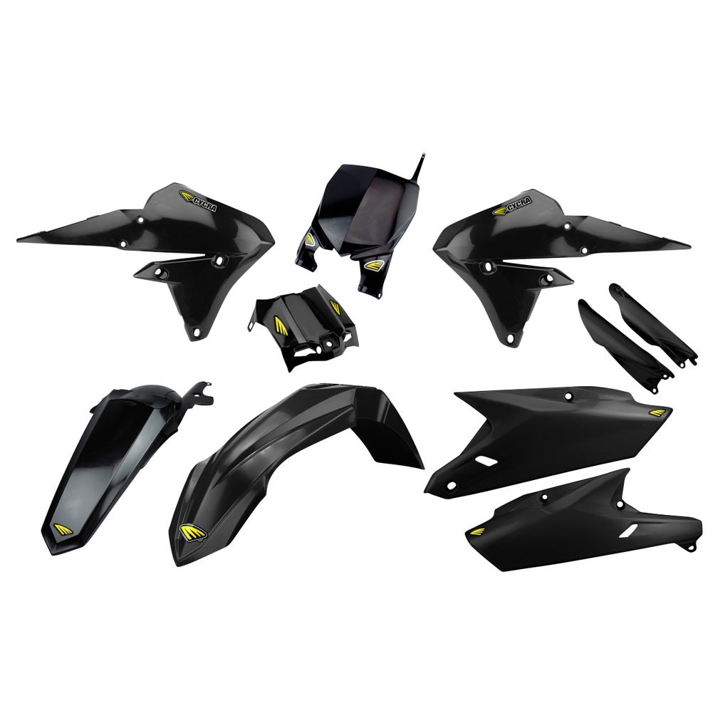 Cycra Powerflow Complete Body Kit Black for Yamaha YZ250F/ 450F 2014 - 2017