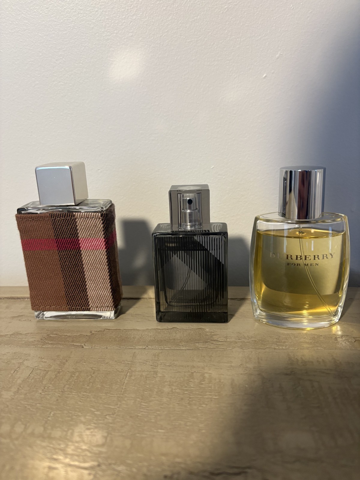 Burberry Men Cologne Lot (Burberry London, Burberry Classic, Burberry Britt)