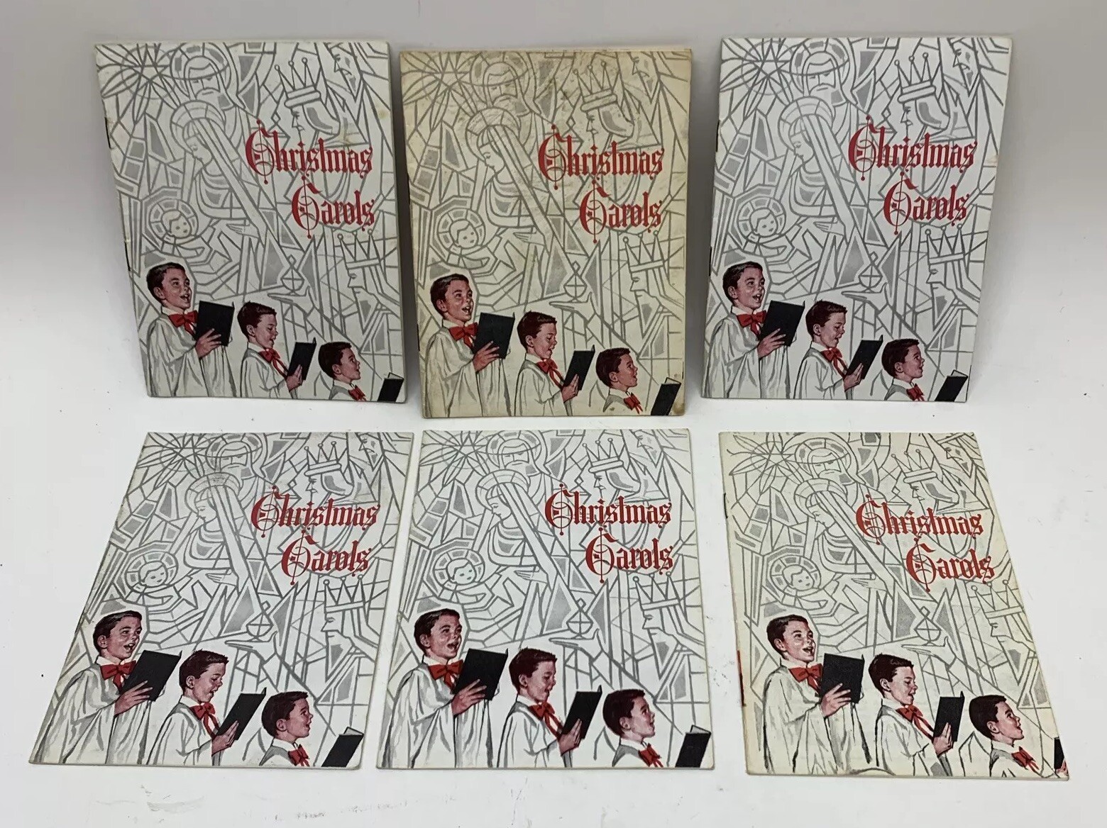 Vintage (6) 1962-70 CHRISTMAS CAROLS John Hancock Insurance Company Booklets
