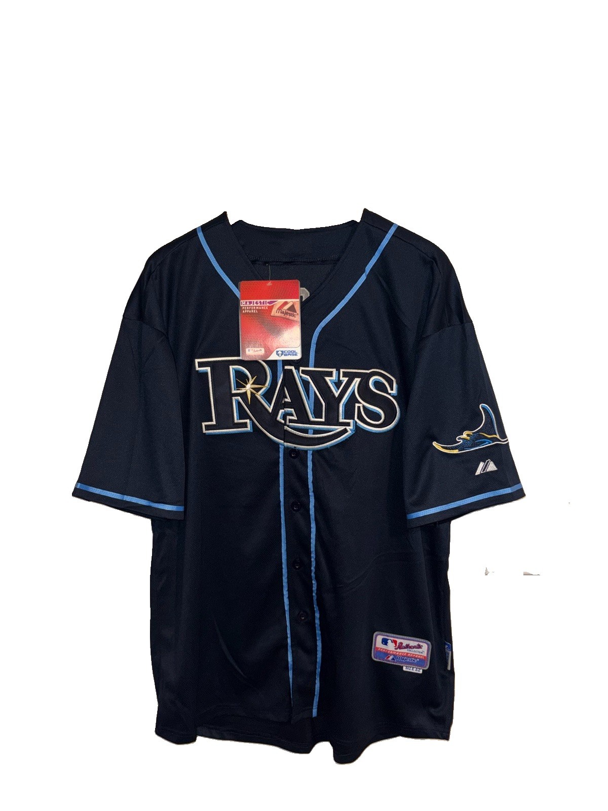 Vintage Majestic Tampa Bay Rays Men XL Jake McGee #57 MLB Jersey Navy Blue NEW Vintage Majestic Tampa Bay Rays Men XL Jake McGee #57 MLB Jersey Navy Blue NEW