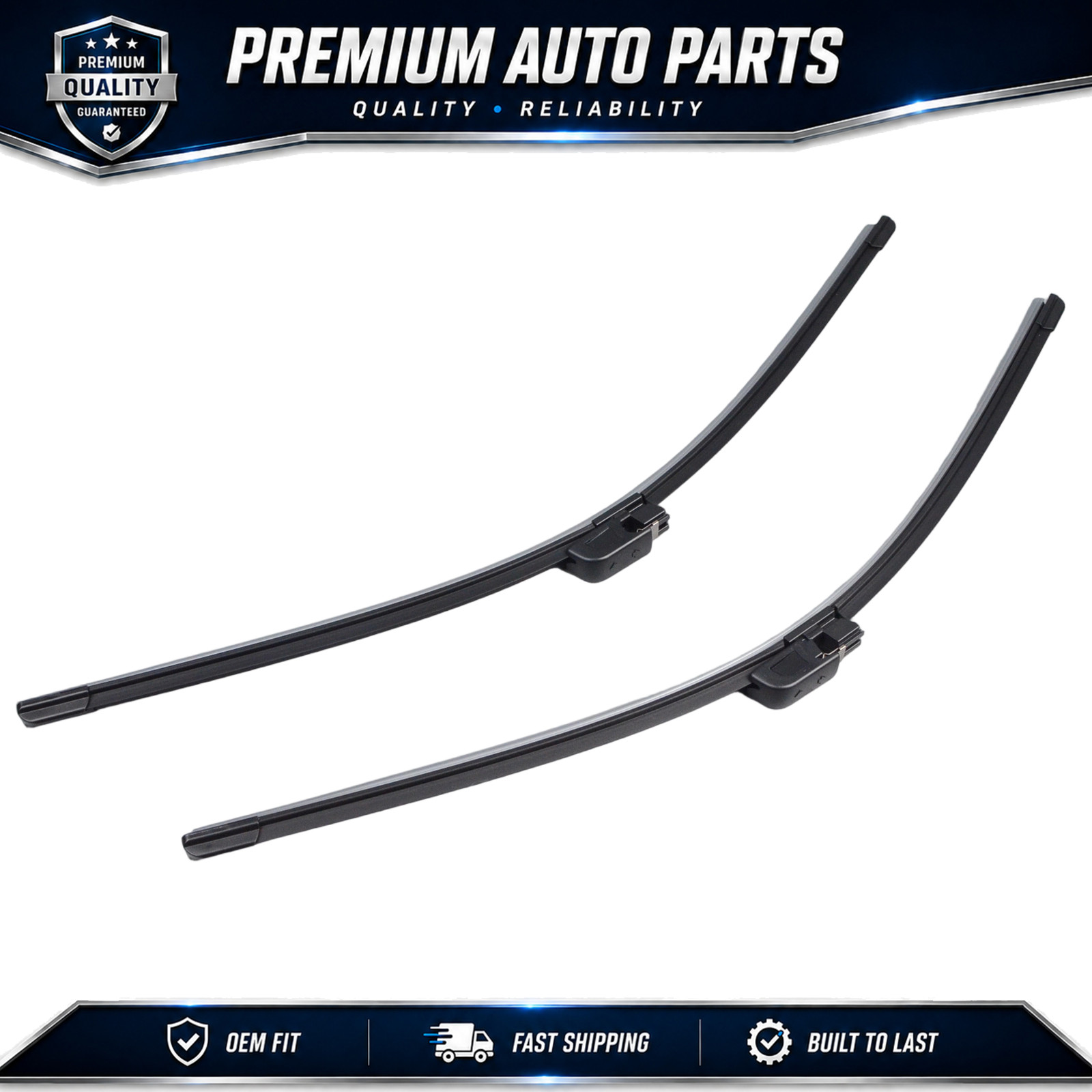 Windshield Wiper Blade Set For Bentley Continental GT GTC Flying Spur 3W1955425D