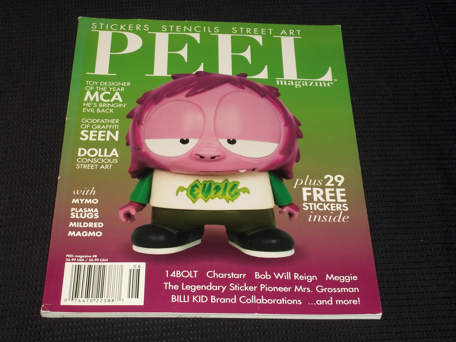 2007 #8 PEEL MAGAZINE - STICKERS STENCILS STREET ART FRONT COVER - E 1615 2007 #8 PEEL MAGAZINE - STICKERS STENCILS STREET ART FRONT COVER - E 1615