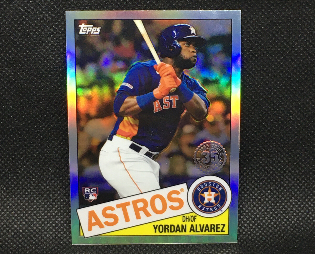 2020 Topps Chrome Yordan Alvarez RC Houston Astros Rookie #4 Refractor