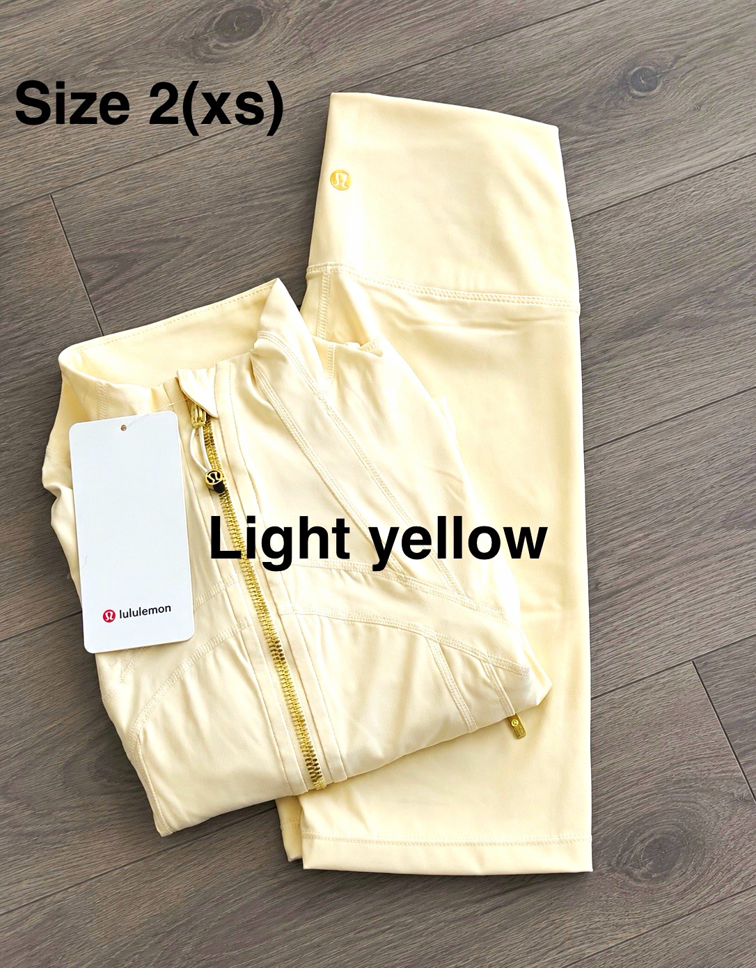 lululemon Women\'s Activewear Clothing Lot Jacket & Shorts/Pants Size 2 XS lululemon Women\'s Activewear Clothing Lot Jacket & Shorts/Pants Size 2 XS