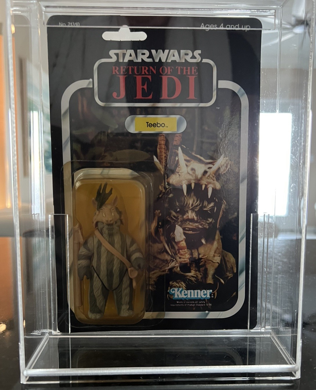 EWOK: TEEBO - 77 BACK - NEW & Factory Sealed MOC Vintage Star Wars Figure +CASE EWOK: TEEBO - 77 BACK - NEW & Factory Sealed MOC Vintage Star Wars Figure +CASE