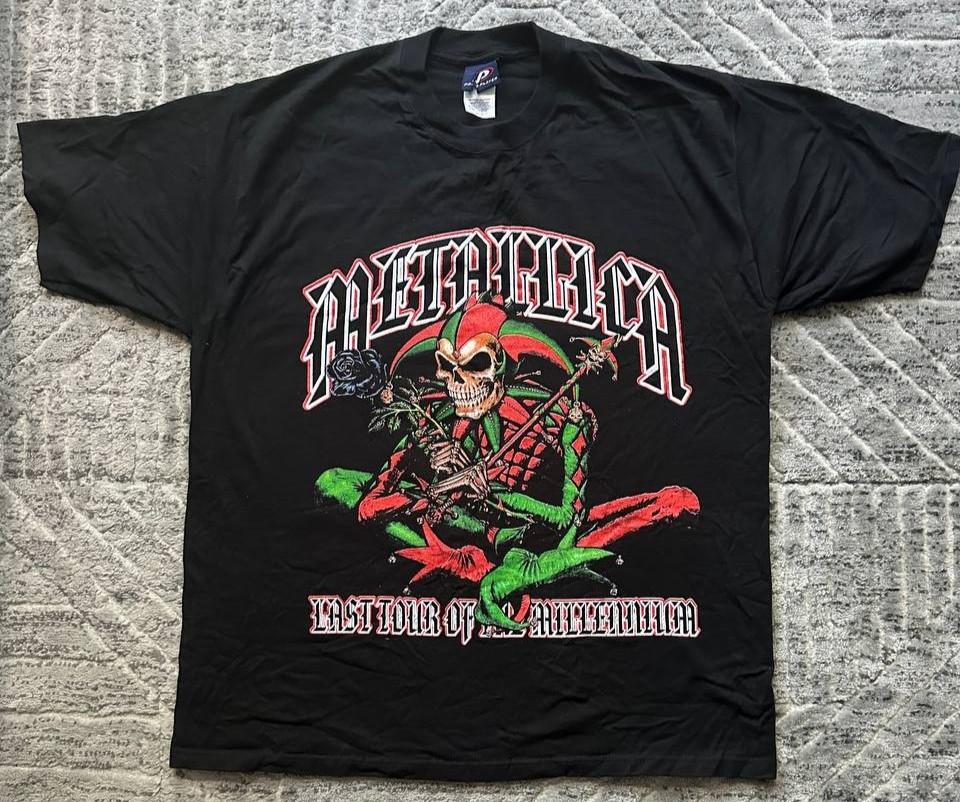 Authentic Vintage 1999 Metallica Last Tour of the Millennium T-Shirt XL 