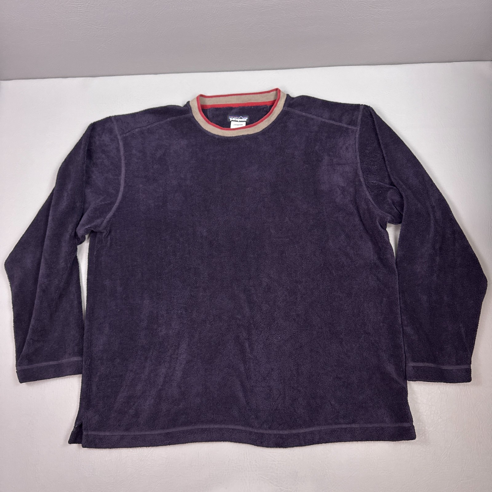 Vintage Patagonia Sweater Men XL Purple Plush Rhythm Synchilla Sweatshirt Fleece