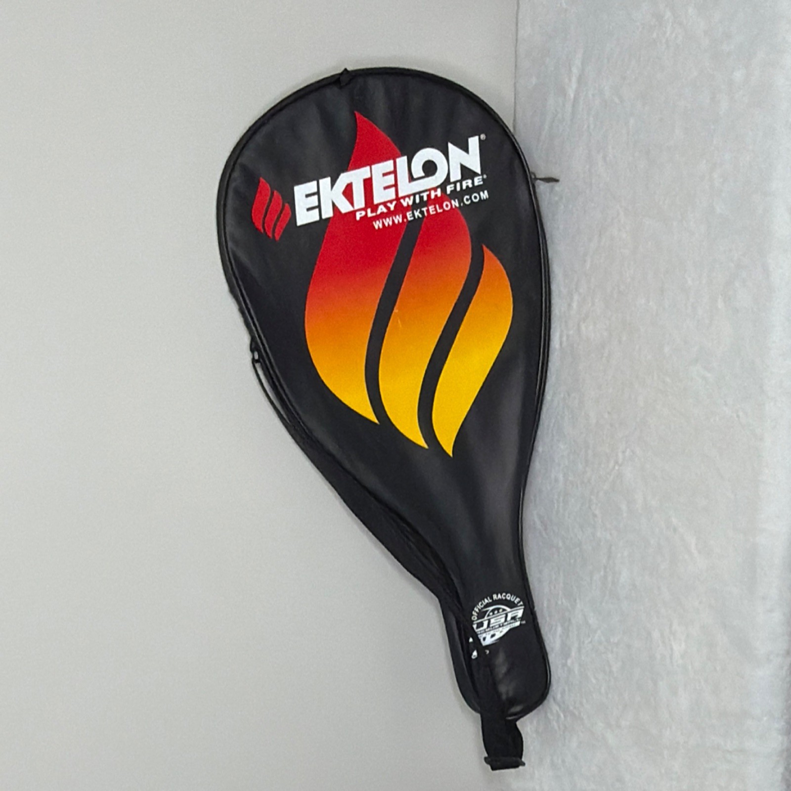 Ektelon Racquetball Racquet COVER ONLY Black Flame Design Official USA 100% PVC Ektelon Racquetball Racquet COVER ONLY Black Flame Design Official USA 100% PVC