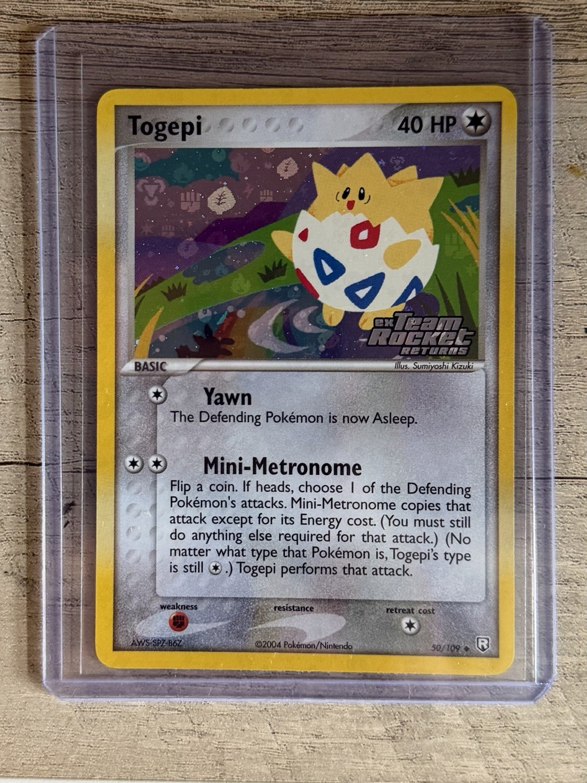 2004 rocket Returns Togepi Reverse Holo 2004 rocket Returns Togepi Reverse Holo