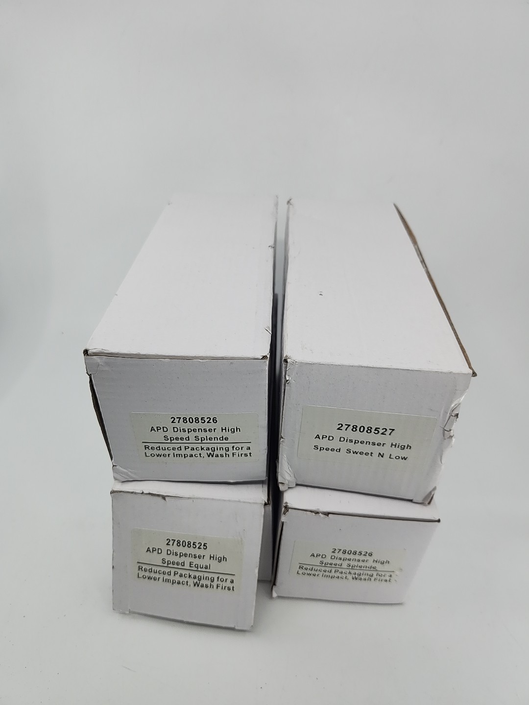 Lot of 4 Franke APD Dispenser Parts 27808525 27808526 27808527 Equal Splenda