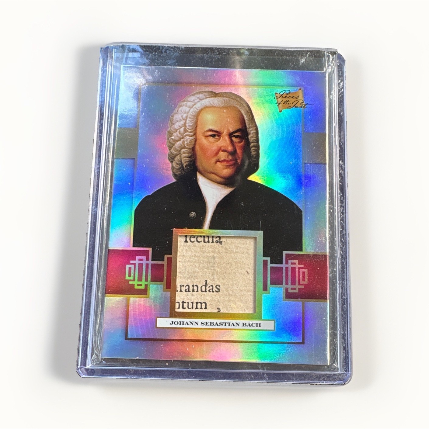 Super Products Inc. Pieces of the Past 2026 Relic #386 Johann Sebastian Bach