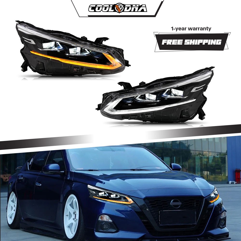 For Nissan Altima 2019-2025 Custom LED Headlights Sequential Blinker DRL Upgrade For Nissan Altima 2019-2025 Custom LED Headlights Sequential Blinker DRL Upgrade