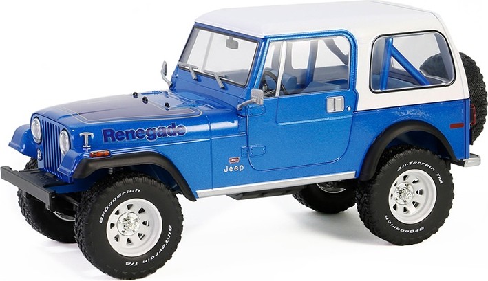 1978 Jeep CJ-7 Renegade Captain Blue 1:18 by Greenlight