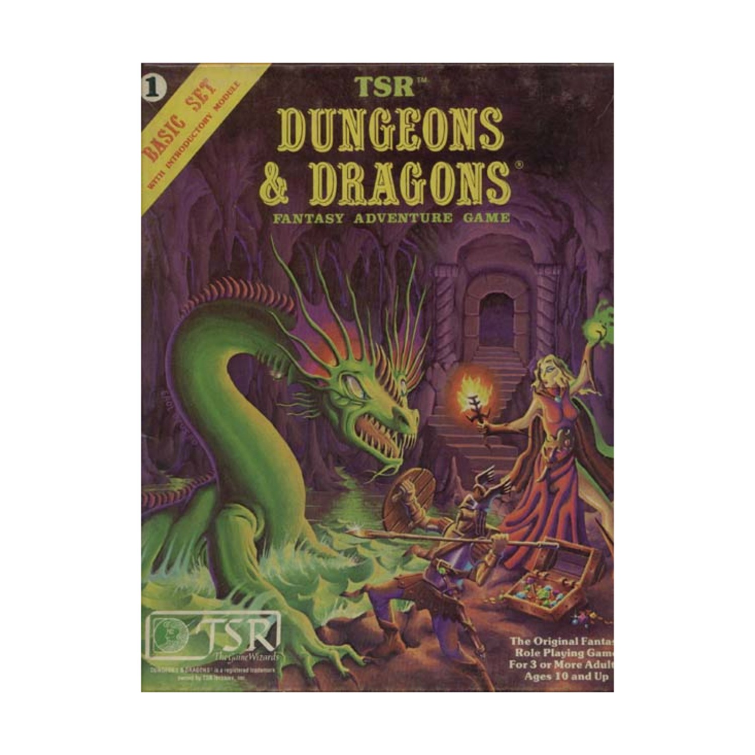 TSR Basic D&D Dungeons & Dragons - Basic Set (8th-11ths, Pink Box w/B2) Fair TSR Basic D&D Dungeons & Dragons - Basic Set (8th-11ths, Pink Box w/B2) Fair