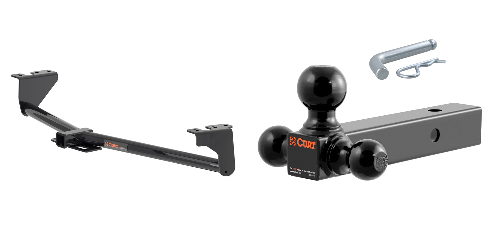 CURT Trailer Hitch Class 3 Multi-Ball Mount Tow Kit for 2022-2027 Carnival