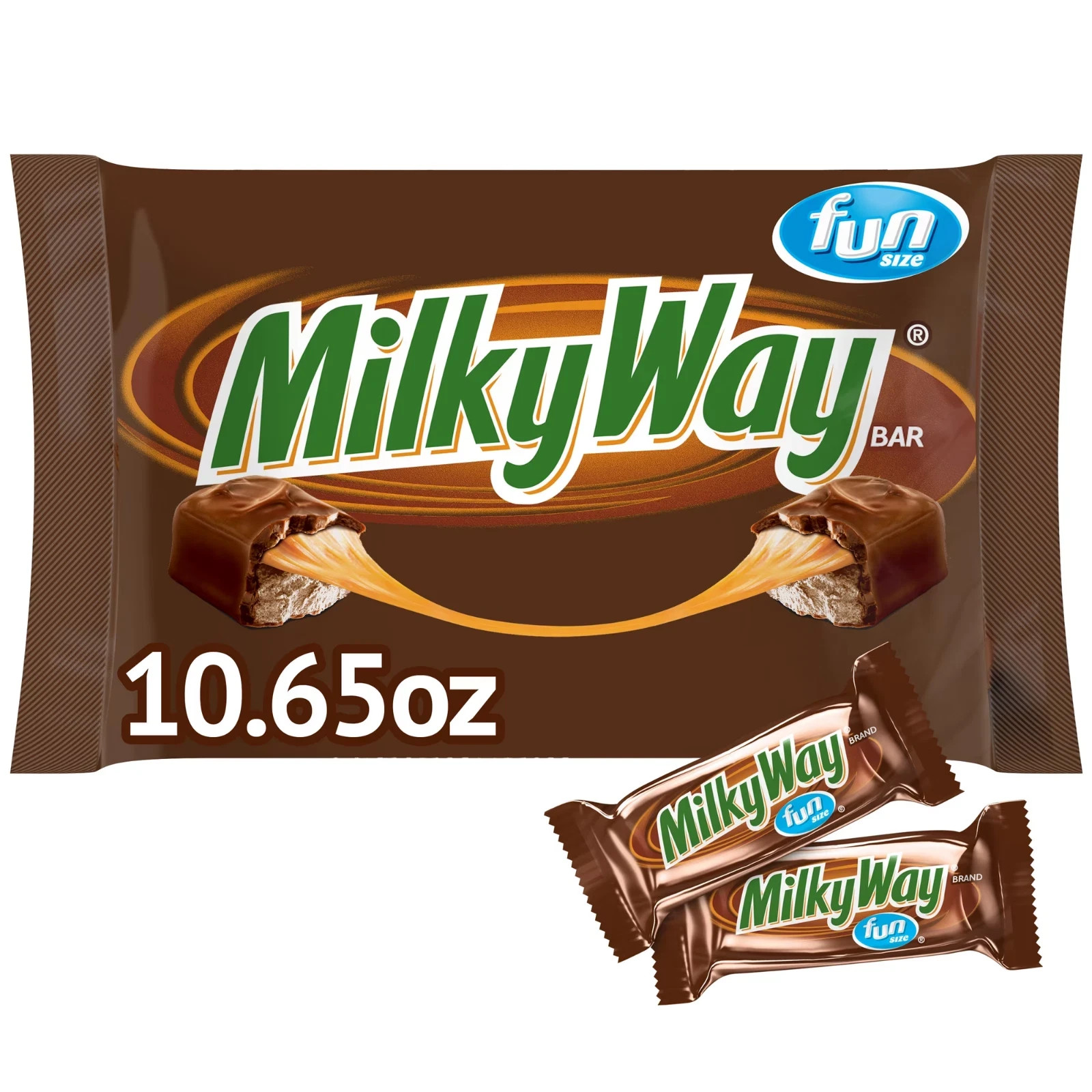 Milky Way Fun Size Milk Chocolate Candy Bars - 10.65 oz Bag Milky Way Fun Size Milk Chocolate Candy Bars - 10.65 oz Bag