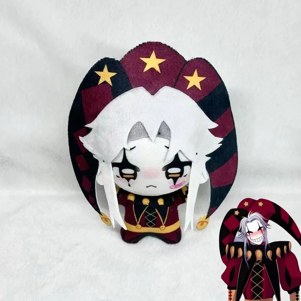 Game The Freak Circus Pierrot Cosplay Doll Plush Stuffed Cotton Figure Doll Soft