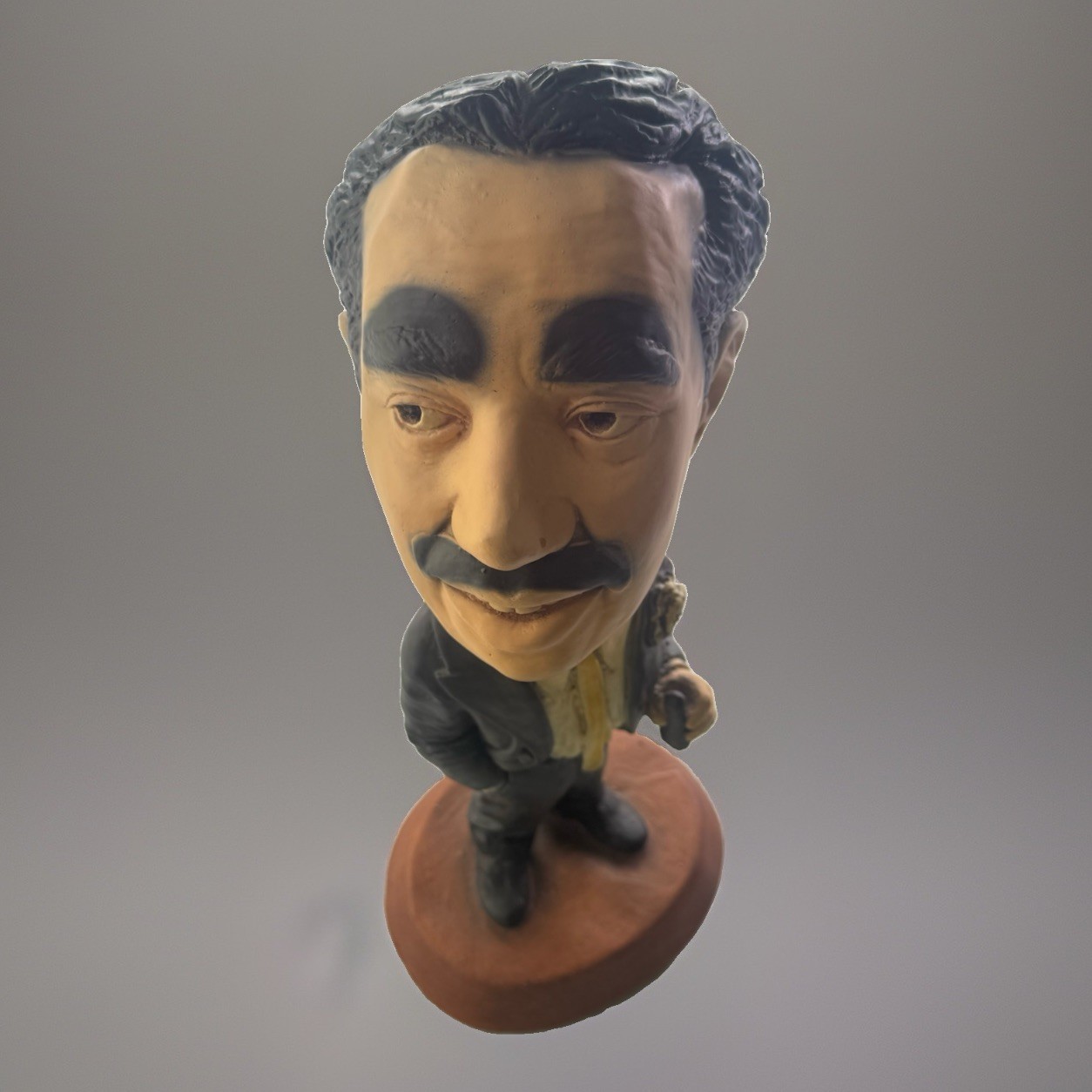 Vtg 1973 Groucho Marx Brothers Chalkware Statue Mancave Decor Memorabilia- HEAVY