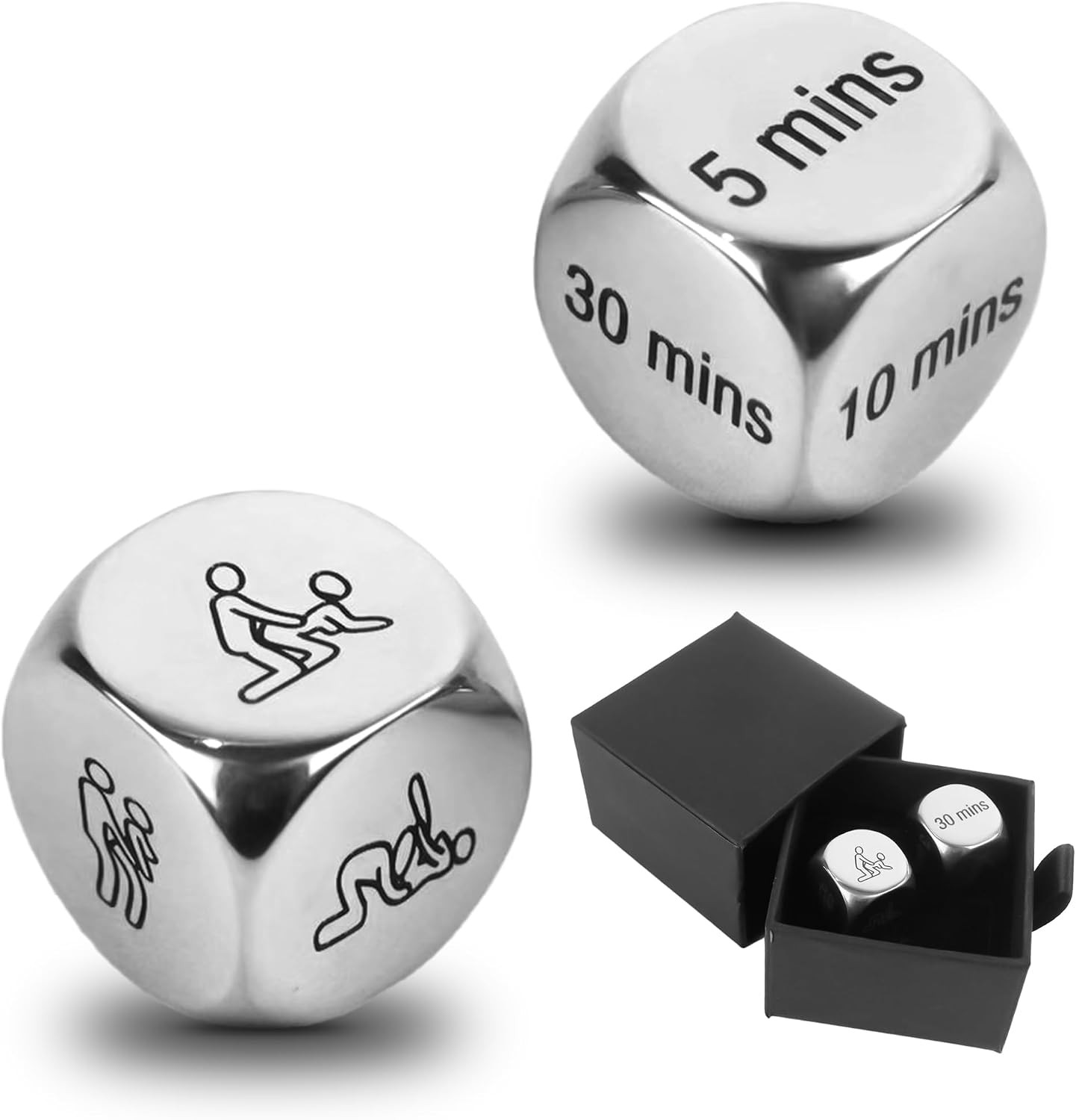 Date Night Dice for Couples | 2 Pcs Funny Romantic Gift for Husband Wife Date Night Dice for Couples | 2 Pcs Funny Romantic Gift for Husband Wife