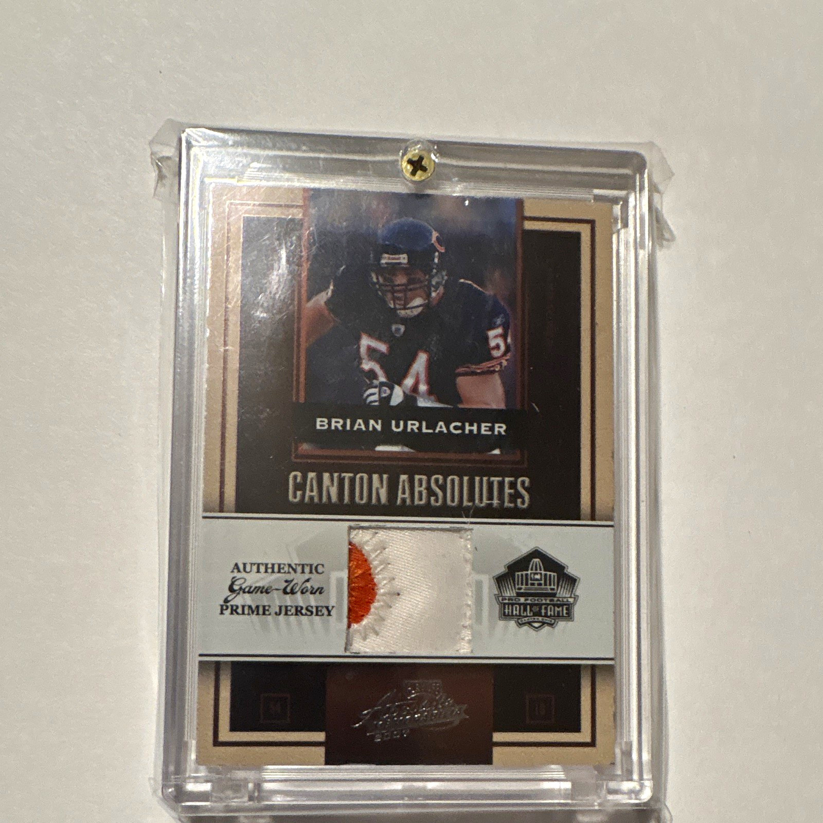 2007 Playoff Absolute Memorabilia Brian Urlacher Canton Absolutes 05/25 Prime