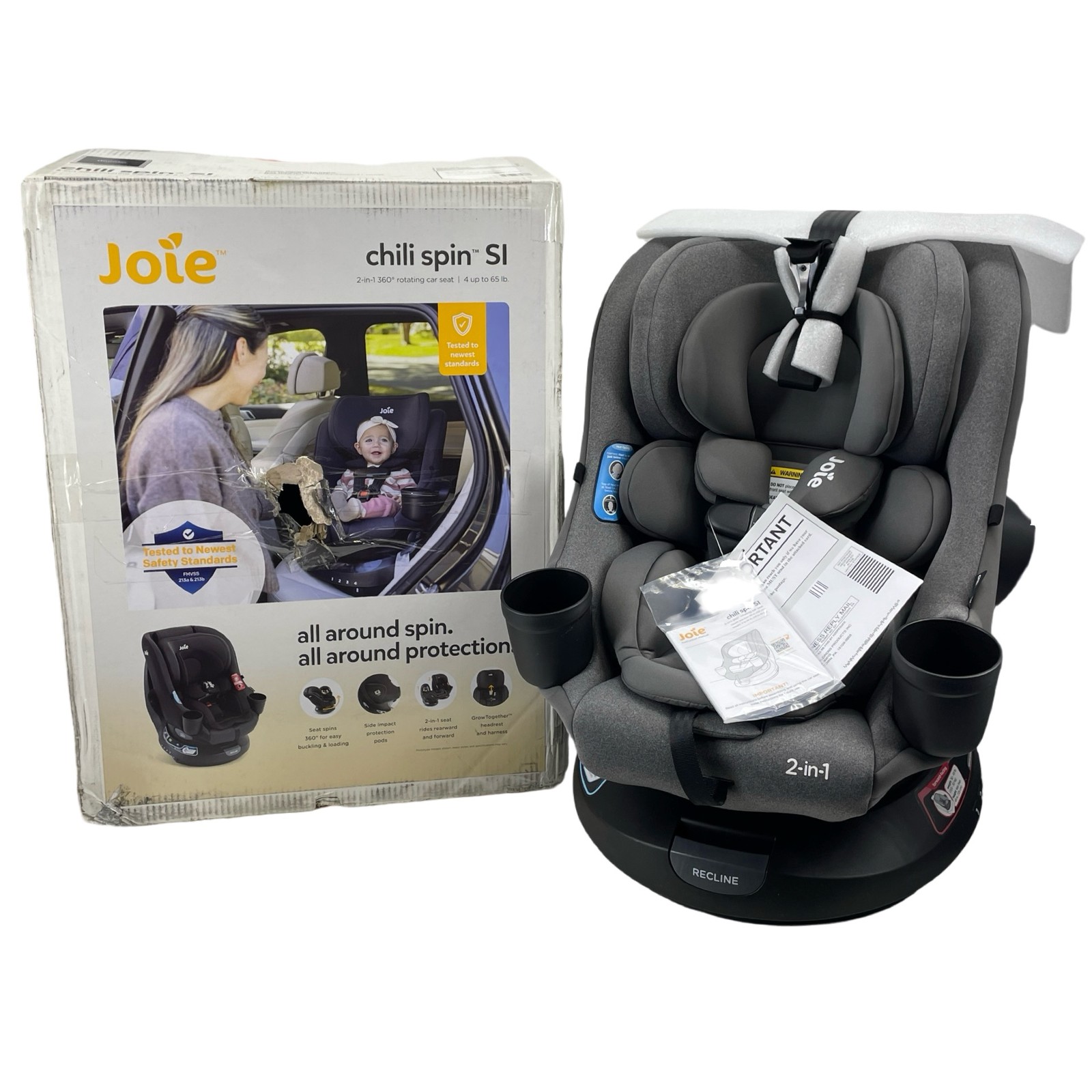 Chili Spin SI 2-in-1 Rotating Convertible Seat Rear/Forward-Facing #OB9678 Chili Spin SI 2-in-1 Rotating Convertible Seat Rear/Forward-Facing #OB9678