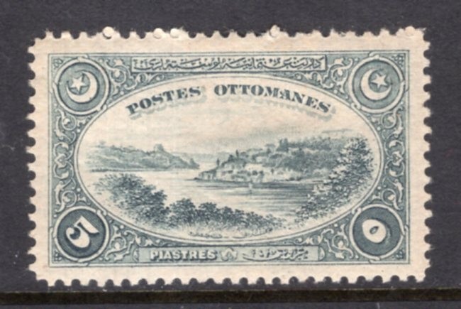 Turkey 1920 Kandii 5pi Gray Mint H #595 CV$65