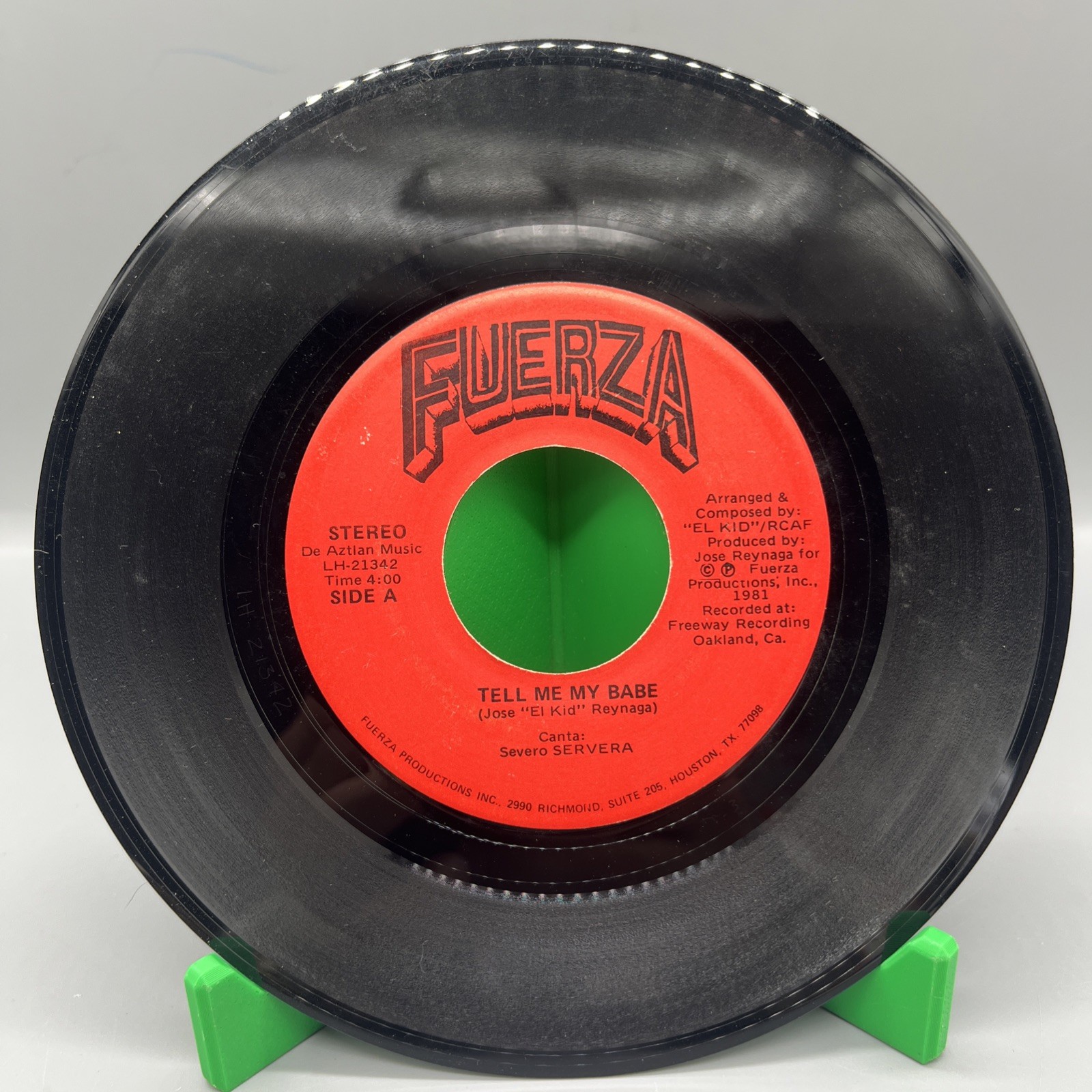 Fuerza Tell Me My Babe I'm A Low Rider 45 Fuerza Productions LH-21342 Soul Funk Fuerza Tell Me My Babe I'm A Low Rider 45 Fuerza Productions LH-21342 Soul Funk
