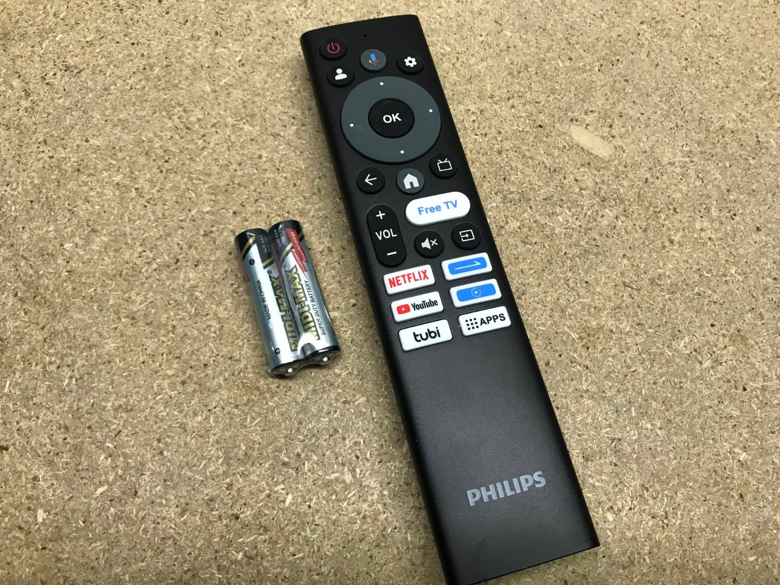 Philips 60PQL7456/F7 HS-8AD OEM Remote w Batteries 75PQL7456/F7 / 100PQL7556/F7 Philips 60PQL7456/F7 HS-8AD OEM Remote w Batteries 75PQL7456/F7 / 100PQL7556/F7