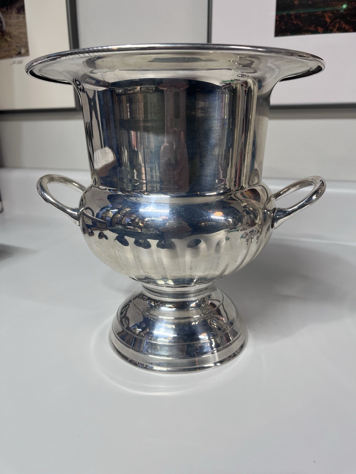 Vintage Royal Limited Silverplate Champagne Ice Bucket Trophy/Urn Style