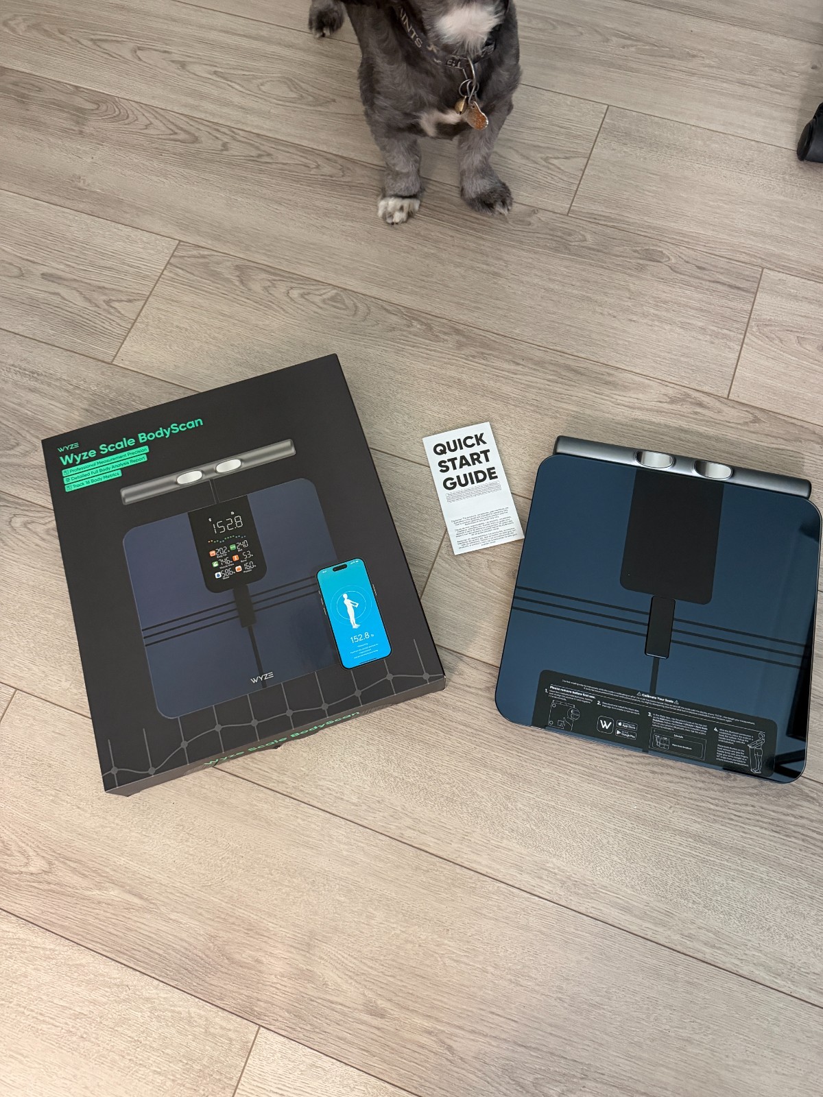Wyze Smart Scale BodyScan with Handle, 8-Electrode Body Composition Scale Black Wyze Smart Scale BodyScan with Handle, 8-Electrode Body Composition Scale Black