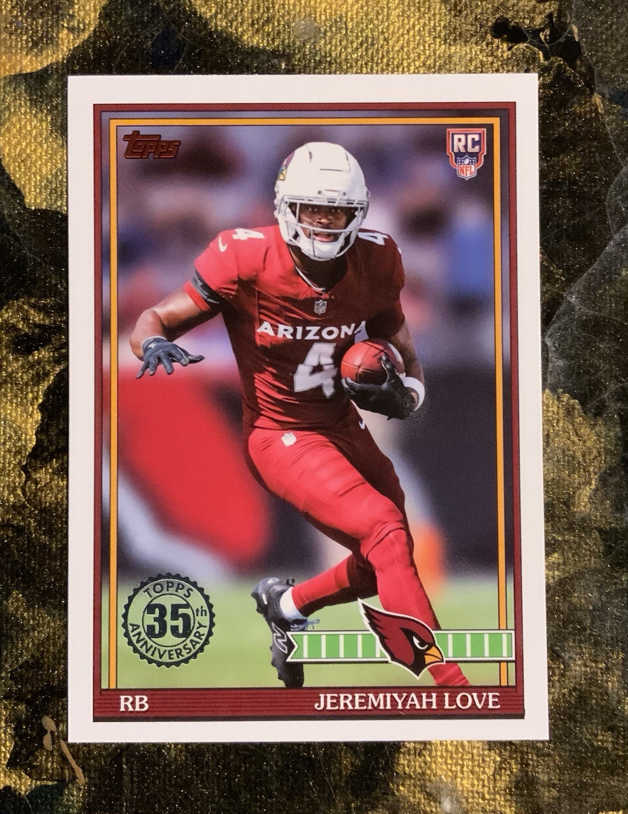 Jeremiyah Love 2026 Topps Flagship 1991 Topps Football Rookies RC ~ Cardinals Jeremiyah Love 2026 Topps Flagship 1991 Topps Football Rookies RC ~ Cardinals