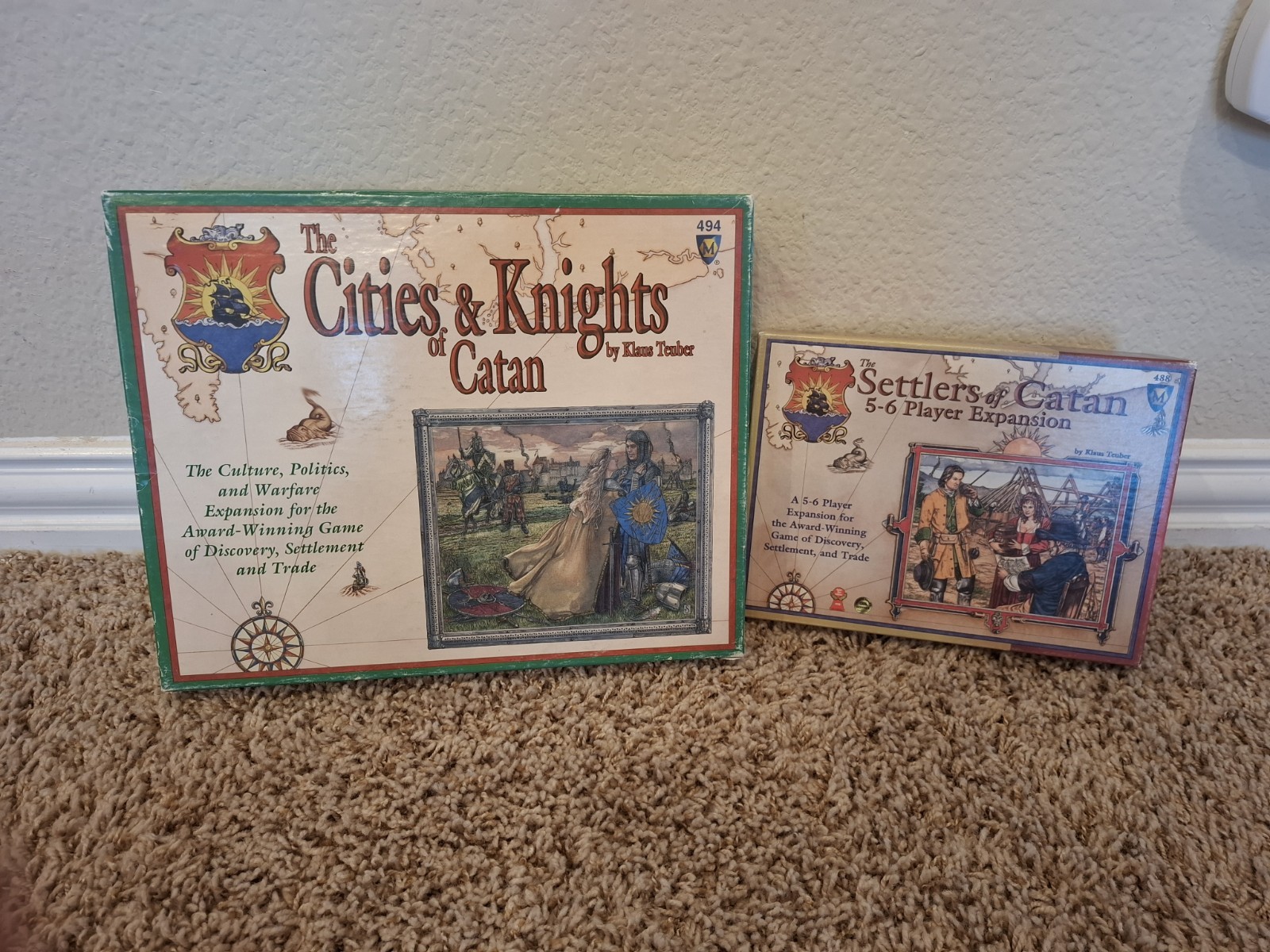 VINTAGE 2003 Settlers Of Catan Game Box Expansions. 80% Complete. Mostly Loose VINTAGE 2003 Settlers Of Catan Game Box Expansions. 80% Complete. Mostly Loose