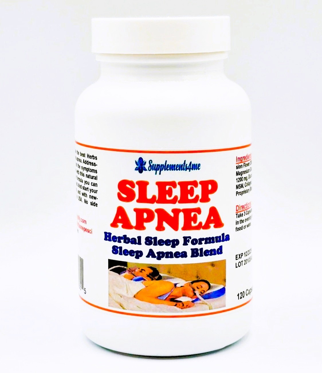 APNEA  AID High Potency Natural Sleep Aid 120 CAPS - MADE IN USA