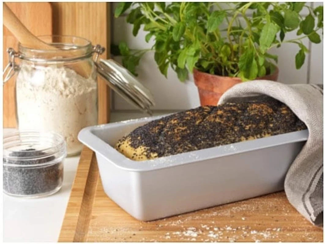 IKEA VARDAGEN Silver Bakeware Bread Loaf Pan 302.569.90 Oven-Safe-NEW