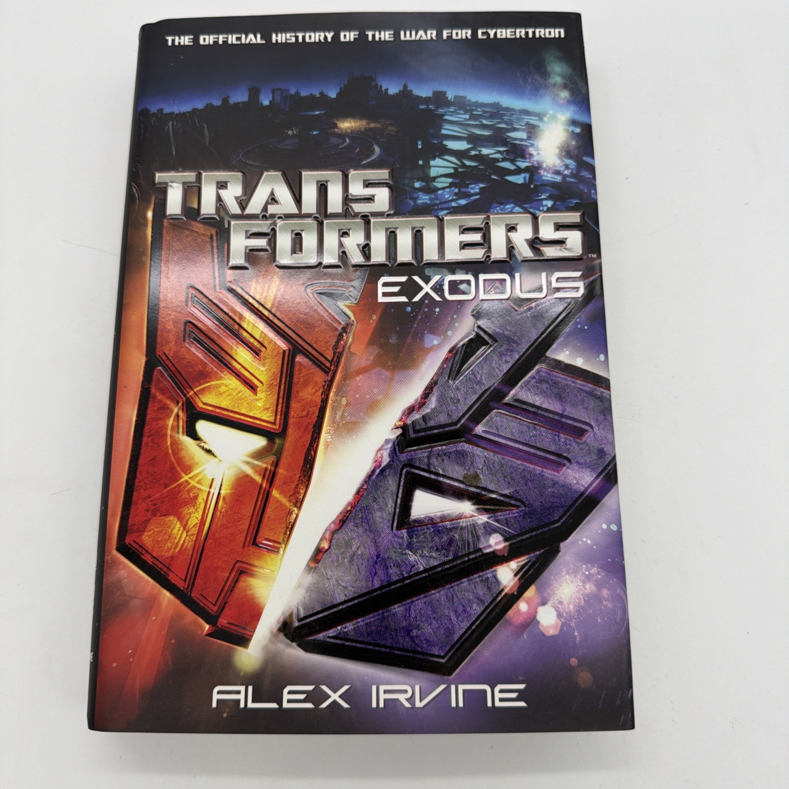 Transformers Exodus Alex Irvine 1st edition 1st printing hardcover 2010 Hasbro Transformers Exodus Alex Irvine 1st edition 1st printing hardcover 2010 Hasbro