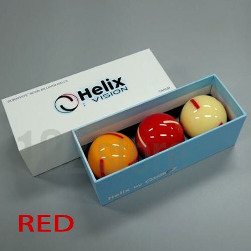 Helix Vision PBA Official Billiard Balls 3-Ball Set  Red/Blue/Black-Express