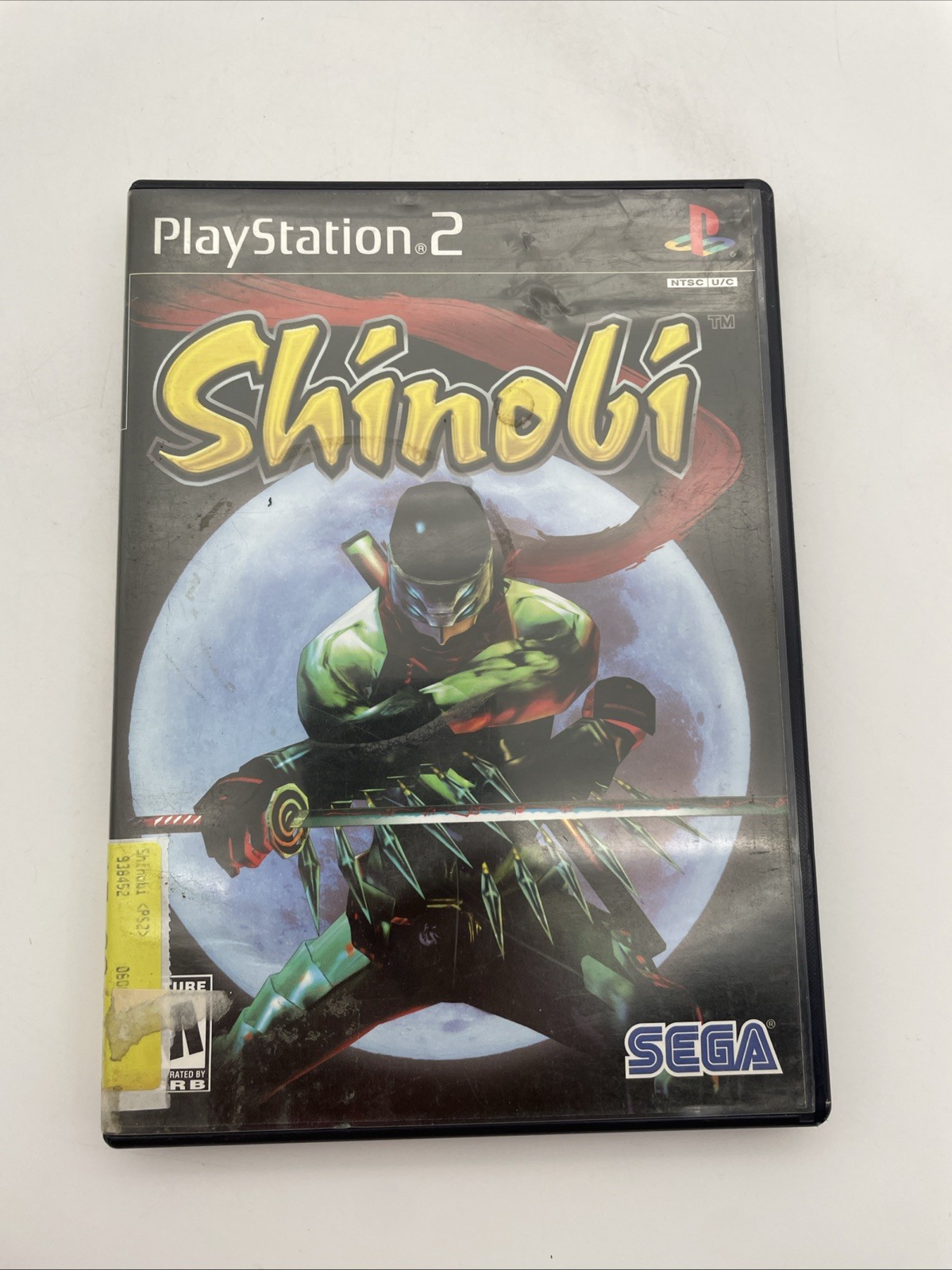 SHINOBI (PlayStation 2 PS2) ORIGINAL CASE DISC ARTWORK NO MANUAL (Tested) SHINOBI (PlayStation 2 PS2) ORIGINAL CASE DISC ARTWORK NO MANUAL (Tested)
