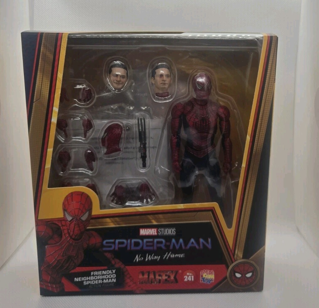 MAFEX No.241 Friendly Neighborhood Spider-Man No Way Home Genuine Medicom Figure MAFEX No.241 Friendly Neighborhood Spider-Man No Way Home Genuine Medicom Figure
