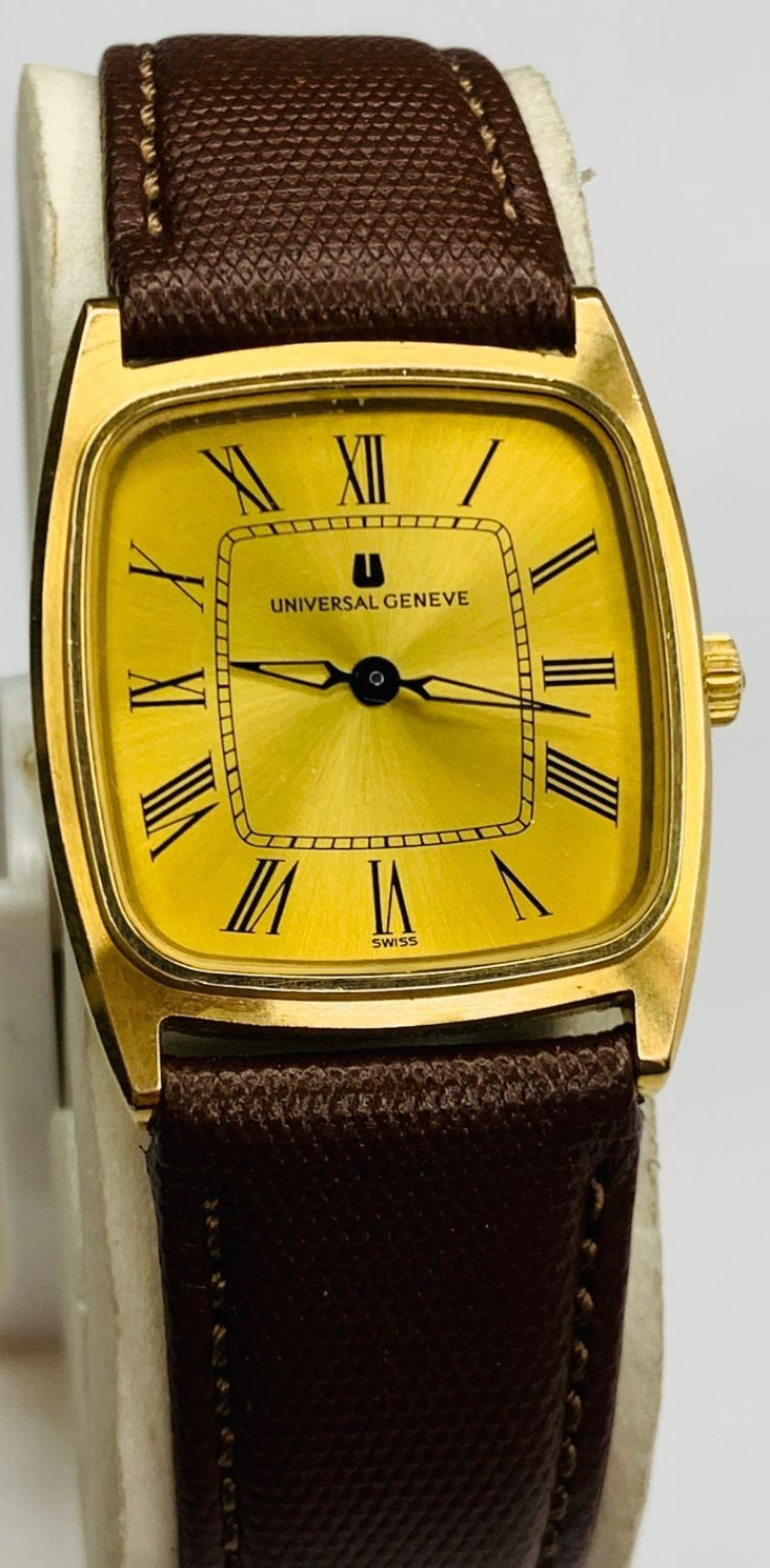 Vintage Universal Geneve Manual Winding 542145 Roman Dial Men's Watch