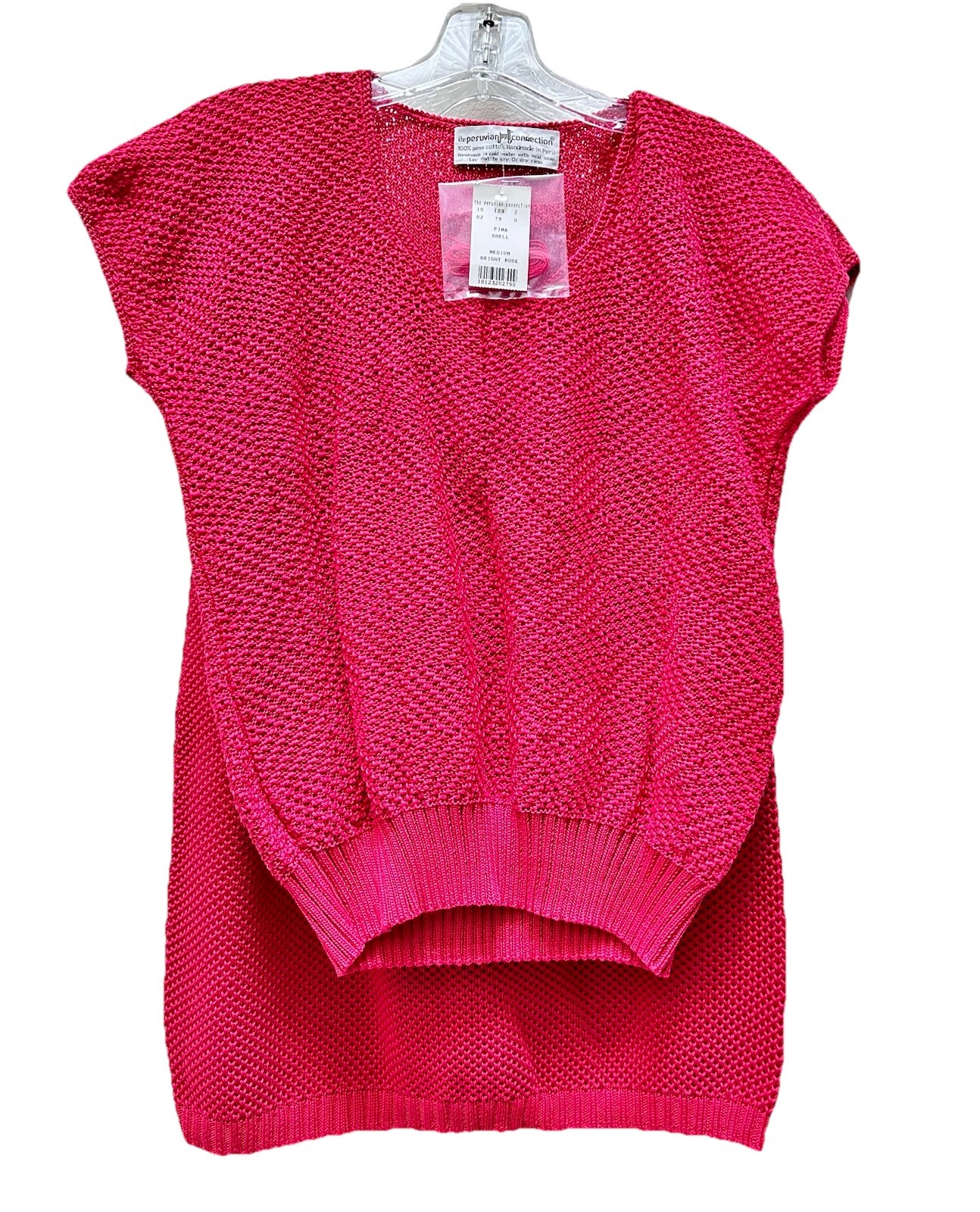 VTG Peruvian Connection 100% Pima Cotton Knit Medium 2 Piece Set Hot Pink NWT VTG Peruvian Connection 100% Pima Cotton Knit Medium 2 Piece Set Hot Pink NWT